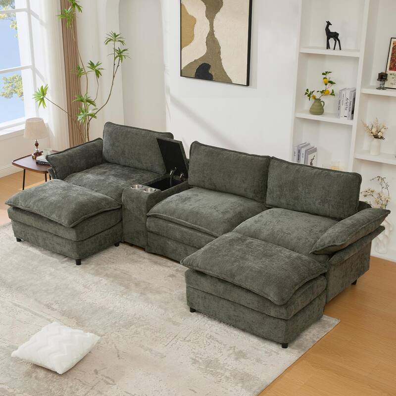 U Shaped Modular Sectional Sofa