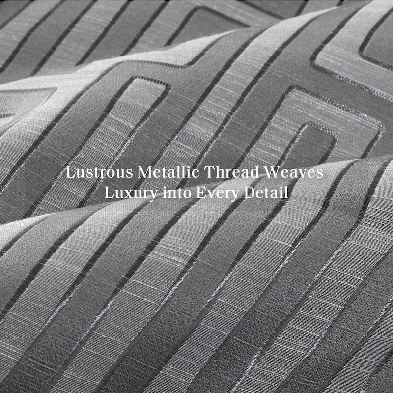 Madison Park Royce 10 Piece Luxury Jacquard Comforter Set