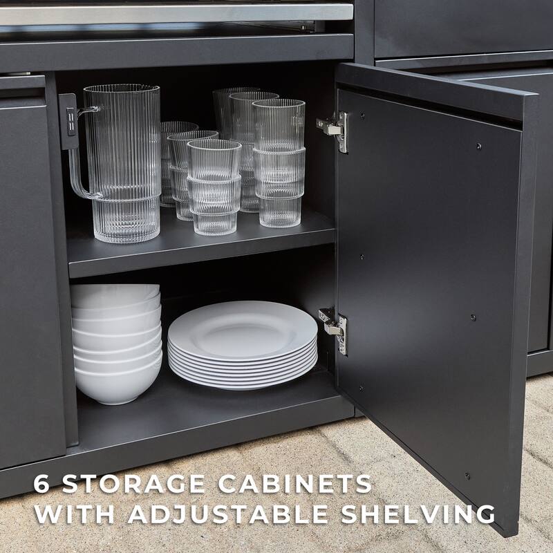 Backyard Discovery Fusion Flame 2 Outdoor Kitchen, Grill, Pizza Oven