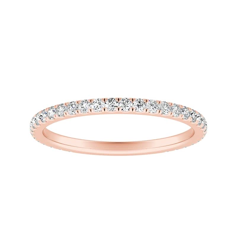 Auriya 1/3ctw Round Diamond Wedding Band 14k Gold