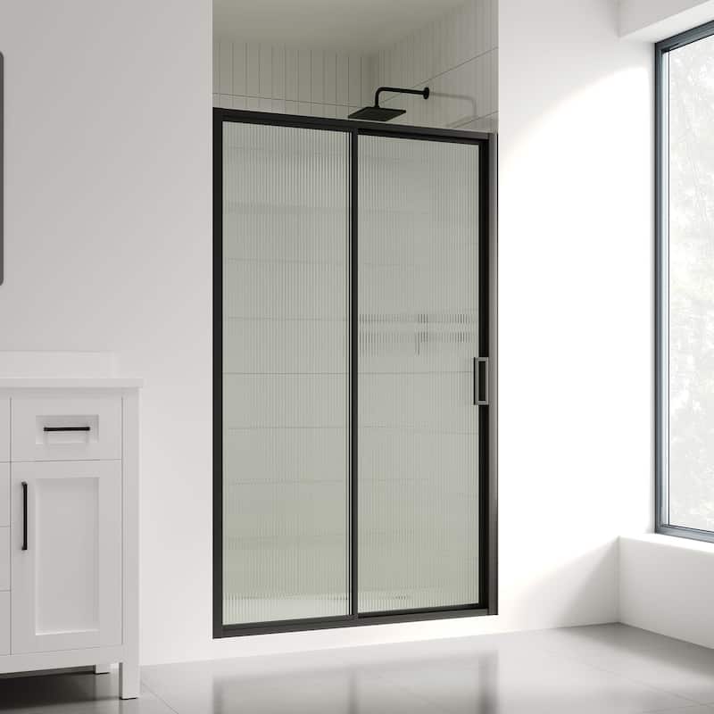 Ove Decors 15SGP-STAF48 Stanford 74" High x 48" Wide Sliding Framed - Black