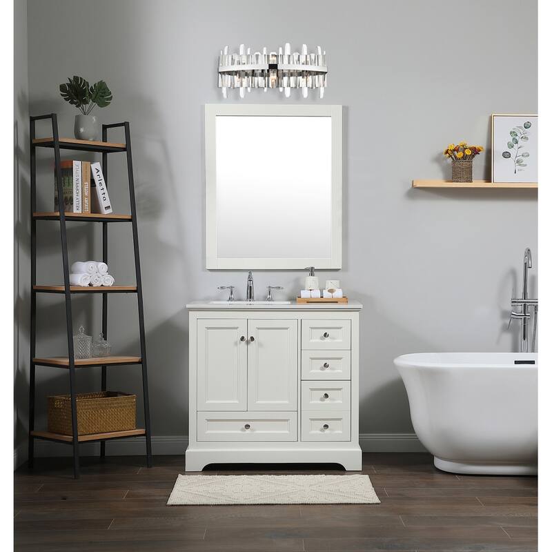 Indigo Home 24 inch crystal bath sconce