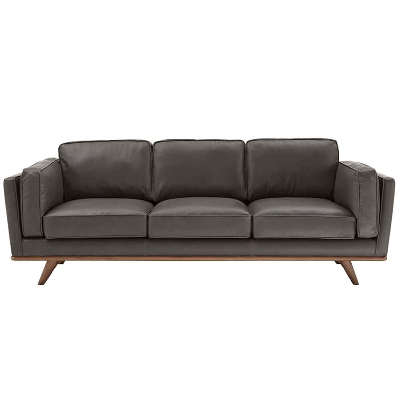Gianella Oxford All Leather Sofa by iNSPIRE Q Modern