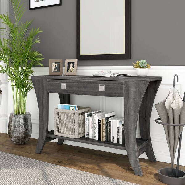 Furniture of America Werc Contemporary Grey Sofa Table. Opens flyout.