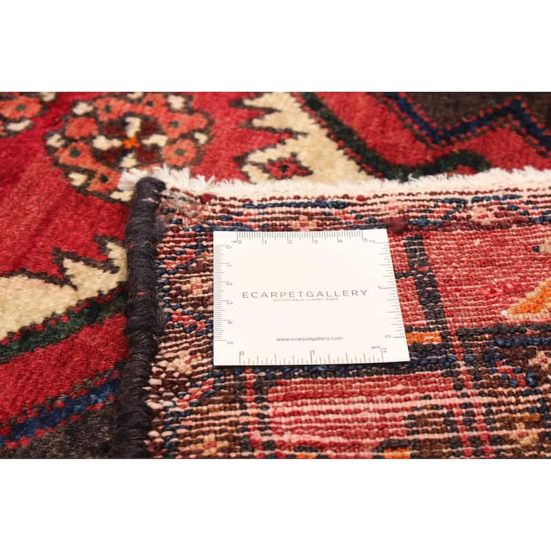 ECARPETGALLERY Hand-knotted Konya Anatolian Dark Brown Wool Rug - 3'8 x 13'0