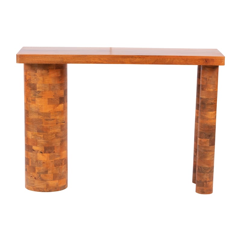 Sagebrook Home Modern Neutral 32" Brown Rectangle Wood Console - 45" x 15" x 32"