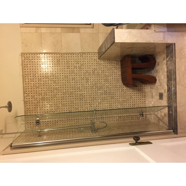 Dreamline Aqua Fold Shower Door 33 5 In W X 72 H Clear Dreamline Aqua Fold Shower Door 33 5 In W X 72 H Clear Gl Free Shipping Today 10371602