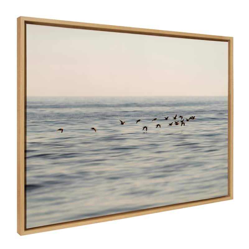 Kate and Laurel Sylvie Birds of a Feather Framed Canvas by Crystal Lynn Collins - 28x38