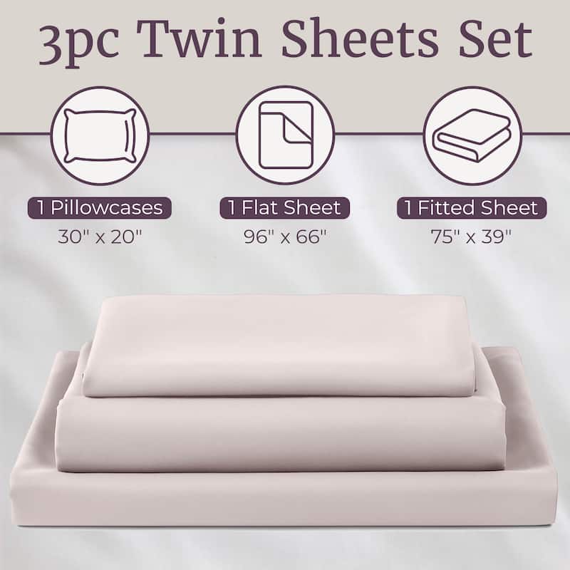 Wrinkle Resistant Brushed Microfiber Sheet Set by Windsor Home
