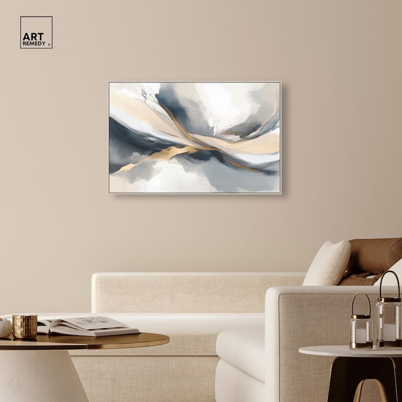 Dynamic Swirls II Canvas by Art Remedy
