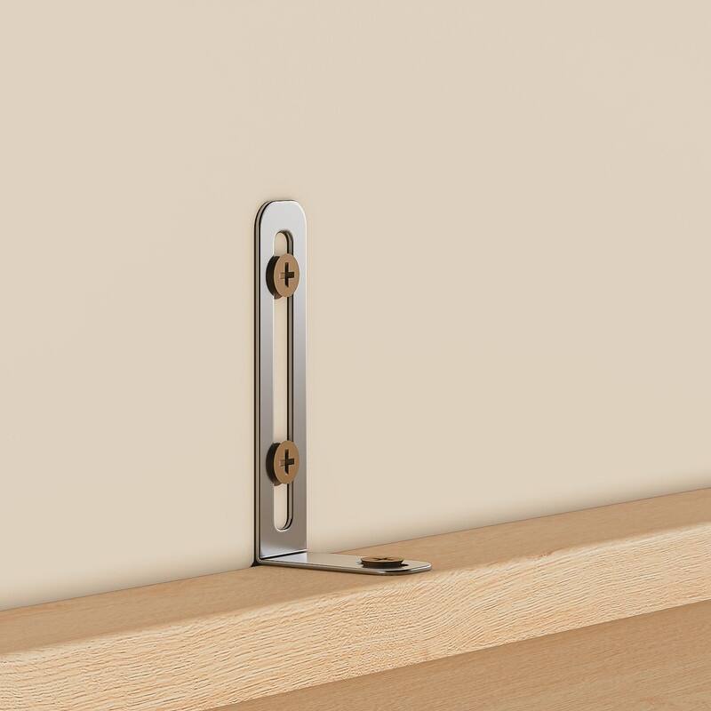 Modern 72"H Fluted Wood Kitchen Pantry Cabinet with 6 Shelves for Versatile Storage Solutions