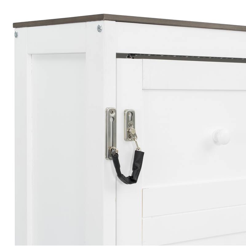 Murphy Bed with LED Light by Harper&Bright Designs