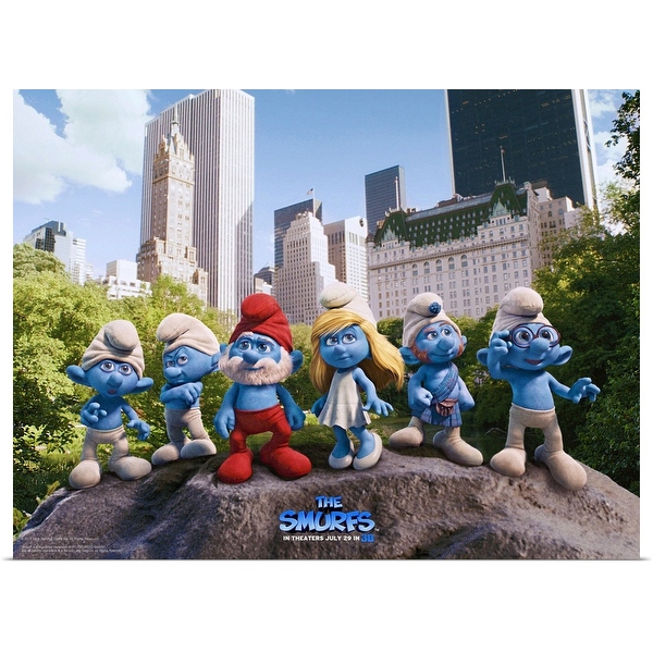 The store smurfs poster