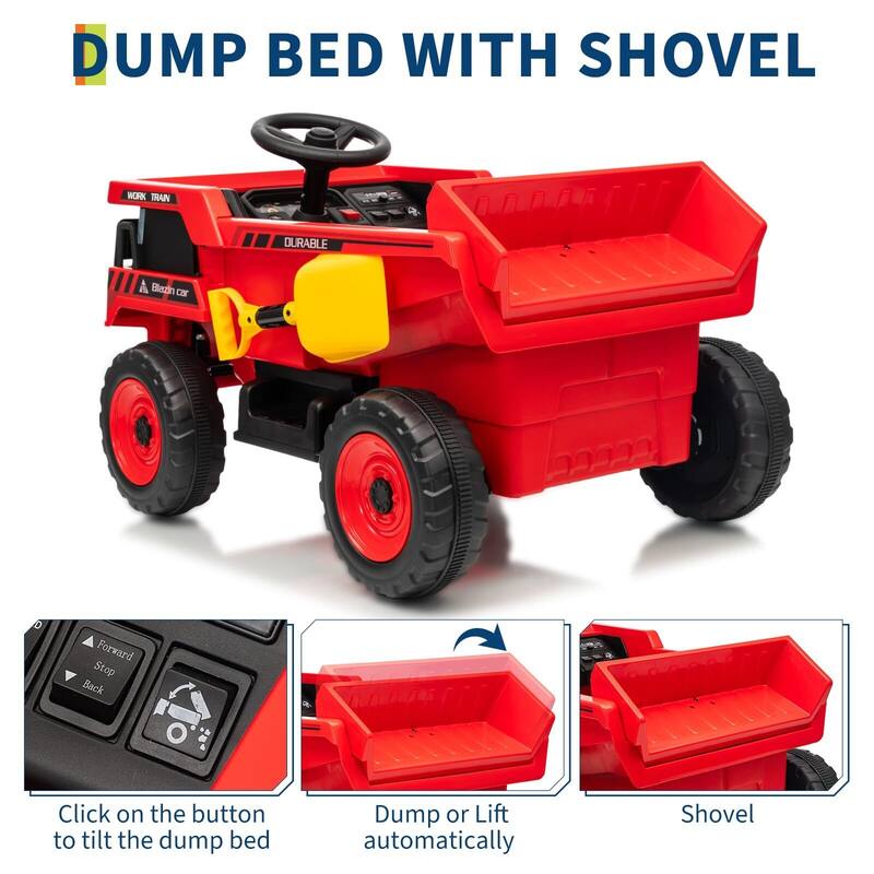 Ride on Dump Truck for Kids 3-8