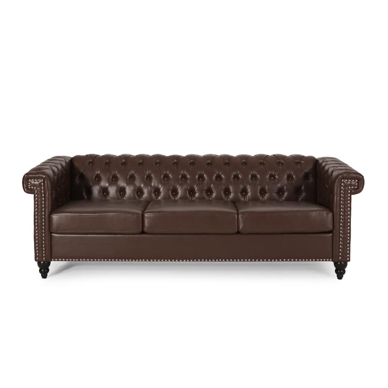Parkhurst Chesterfield Tufted 3-seat Sofa by Christopher Knight Home