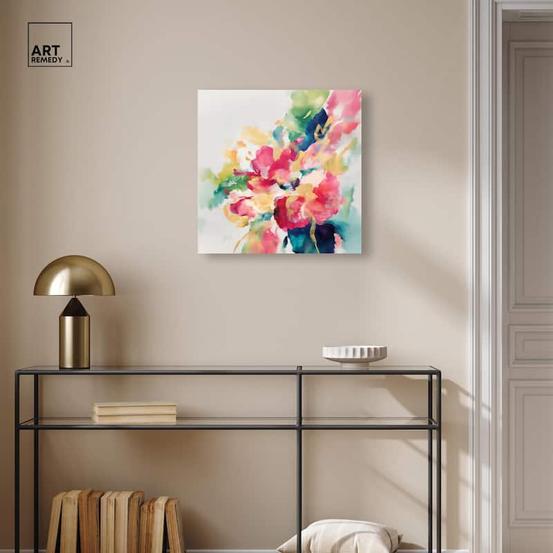 Essence of a Flower I Canvas by Art Remedy, Gallery Wrapped