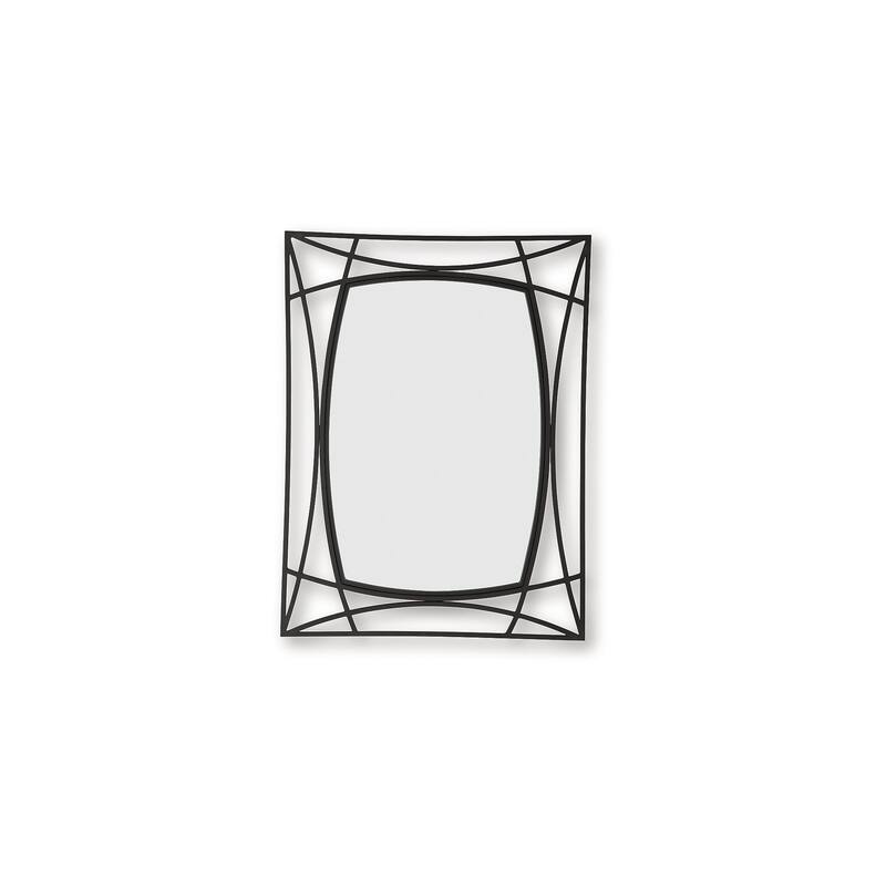 Signature Design by Ashley Freenville Black Accent Mirror - 30" W x 1" D x 40" H