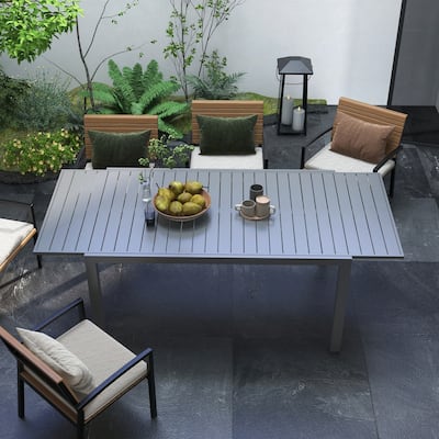 Outsunny Expandable Patio Table 1 PC,without chairs
