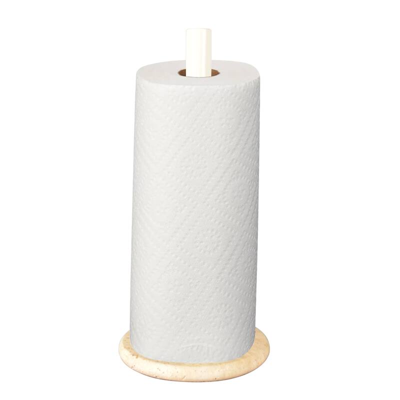 happimess, Avery Metal with Non Slip Weighted Marble Base Paper Towel Holder
