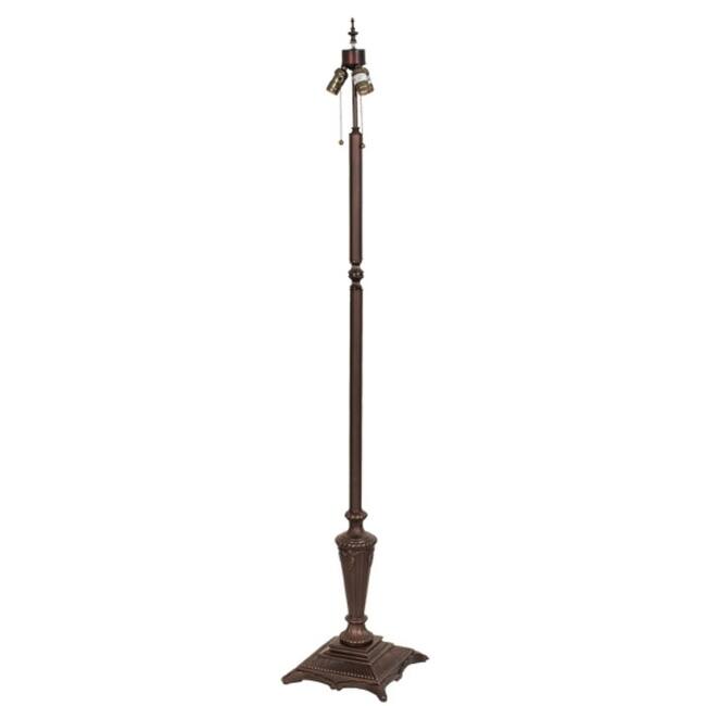 Meyda Tiffany 24668 Fluted 64" Tall Lamp Base - Mahogany Bronze
