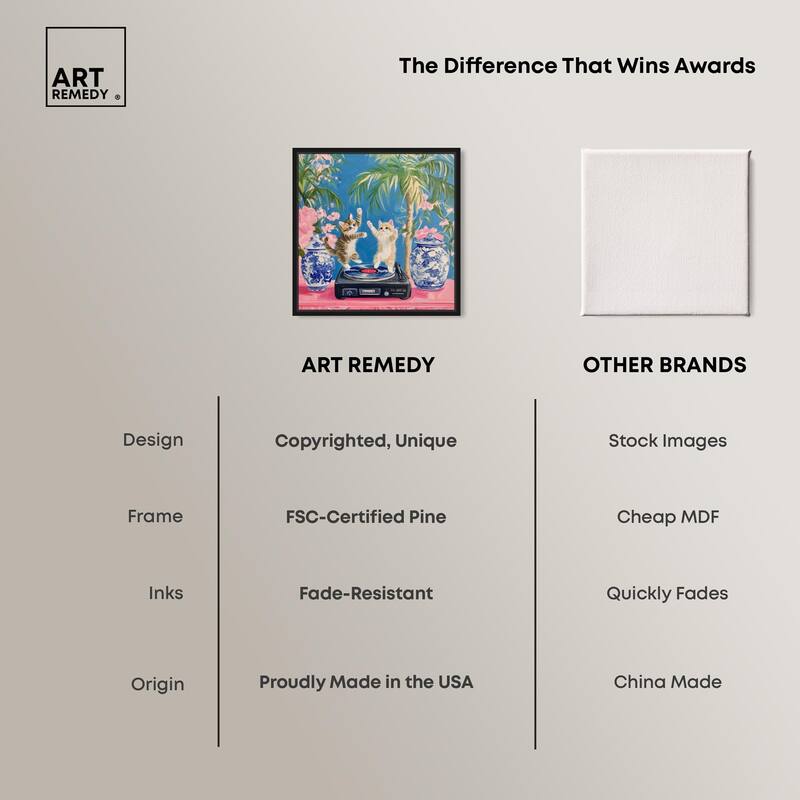 Turntable Twirlers Canvas by Art Remedy