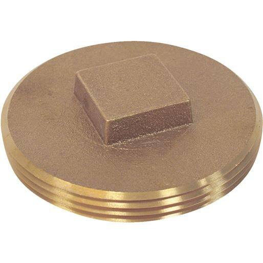 Shop Jones Stephens Corp 3 Brass Cleanout Plug P50 300 Unit Each Overstock 17552091