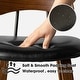 preview thumbnail 37 of 60, Glitzhome Industrial Modern Adjustable Bar Table Rustic Steel 3-Piece Pub Sets