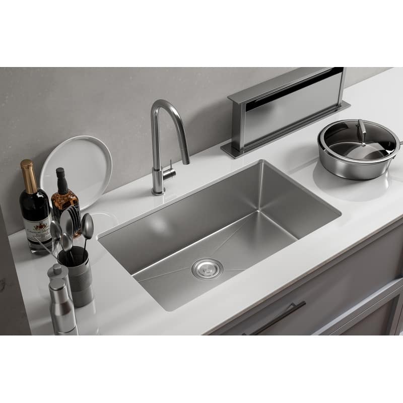 Indigo Home Stainless Steel undermount kitchen sink L23" x W18"