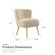 preview thumbnail 30 of 33, Avenue Greene Eden Boucle Kids Accent Chair with Natural Legs