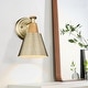 preview thumbnail 8 of 35, Modern Bathroom Vanity Light, Hammered Metal Shade