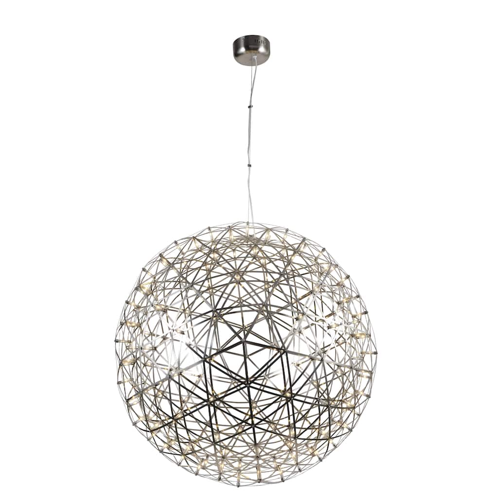 252-Light Satin Nickel Stainless Steel LED Chandelier