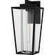 preview thumbnail 2 of 5, Jett 1-Light Matte Black Outdoor Wall Lantern