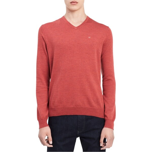 calvin klein sweater orange