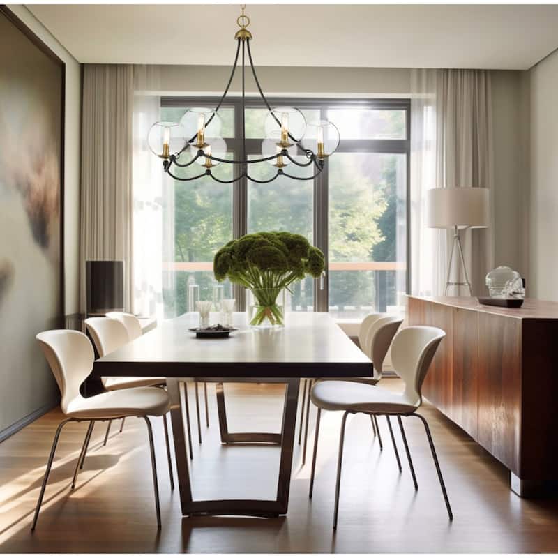 Minka Lavery 5066 Kearney Park 6 Light 29" Wide Vantage Chandelier