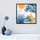 preview thumbnail 15 of 16, iCanvas "Moroccan Blues" by Modern Tropical Framed