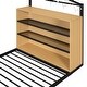 preview thumbnail 21 of 30, LED Metal PlayHouse Bed Frame with Bookshelves