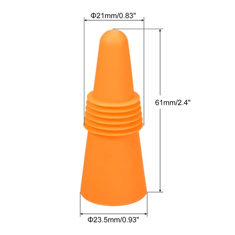 5Pcs Wine Stoppers Silicone Beverage Bottle Sealer Caps Reusable Cover