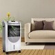 preview thumbnail 6 of 6, Air Cooler and Heater, Compact Portable Air Conditioner with Fan Filter Humidifier Ice Crystal Box Remote Control - White