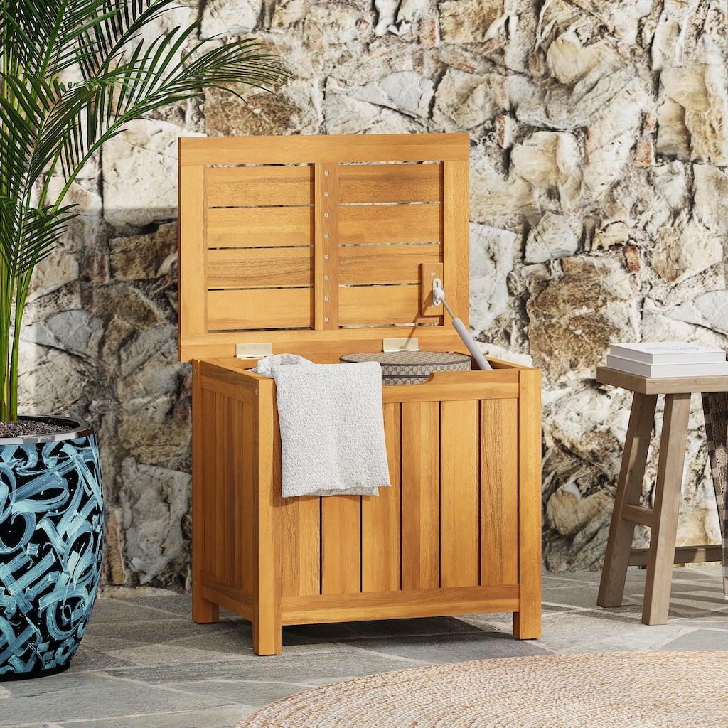 Christopher Knight Home - Michael Outdoor Acacia Wood Deck Box