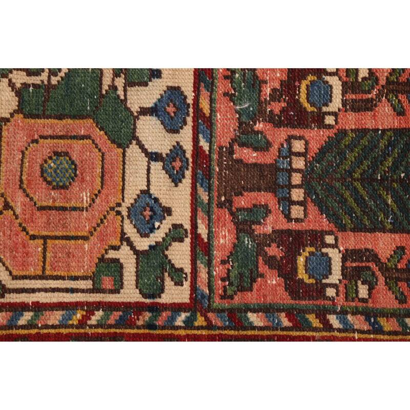 ECARPETGALLERY Hand-knotted Kayseri Vintage Red Wool Rug - 4'11 x 6'9