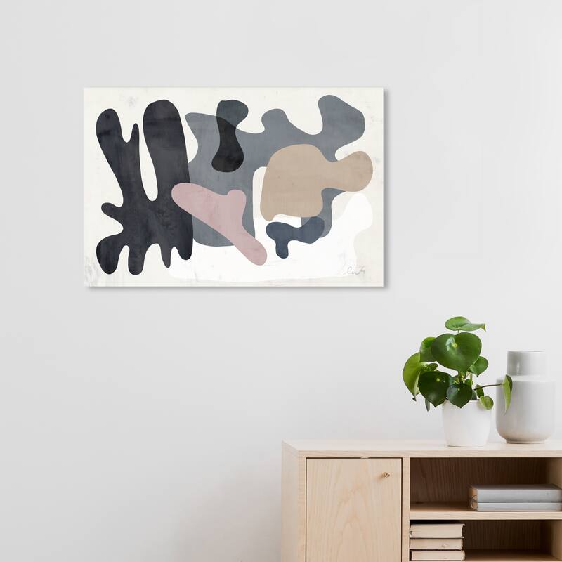 Wynwood Studio Canvas Abstract Veleros en Malaga White and Scandinavian Wall Art Canvas Print - 20 x 30