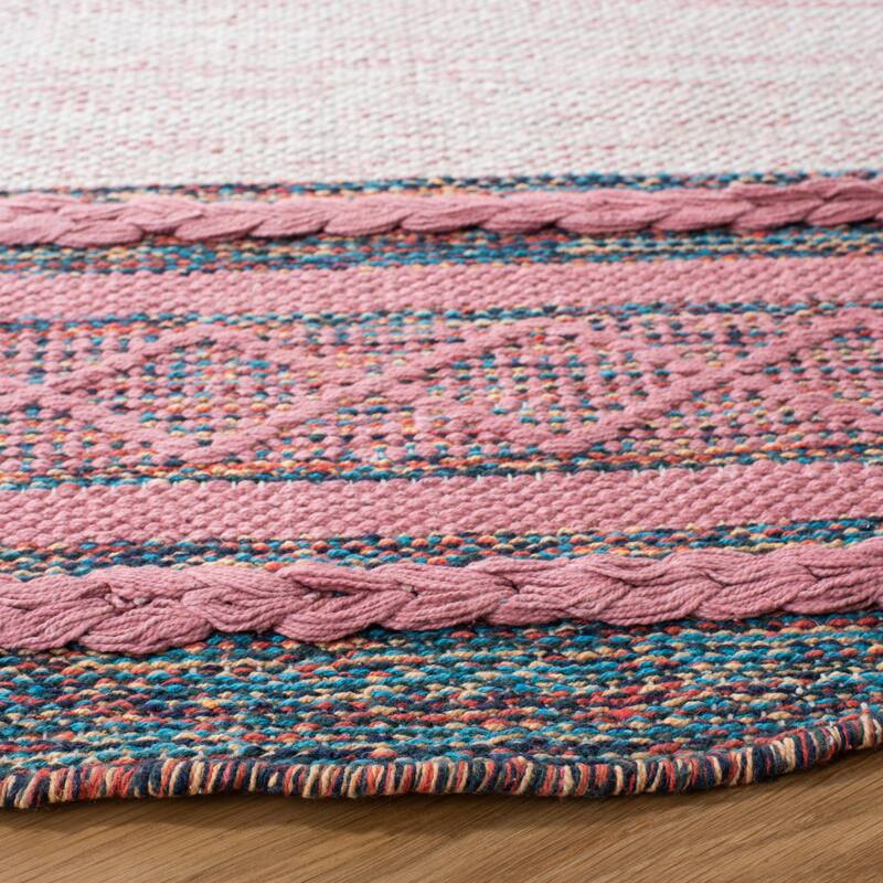 SAFAVIEH Handmade Montauk Natalie Boho Cotton Fringe Rug