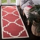 preview thumbnail 20 of 86, SAFAVIEH Handmade Cambridge Rosy Modern Moroccan Wool Rug 2'6" x 10' Runner - Rust/Ivory