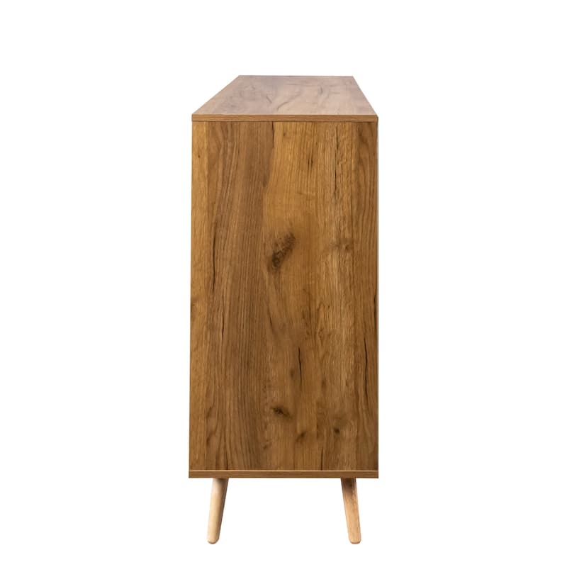 Sideboard Buffet Cabinet with 3 Drawers & 2 Doors,47.24"Buffet Cabinet with Adjustable Shelves