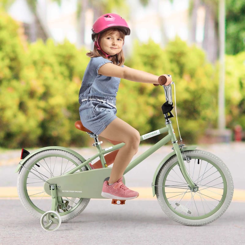 Costway 18" Kids Bike with Adjustable Saddle Handlebar Removable - See Details