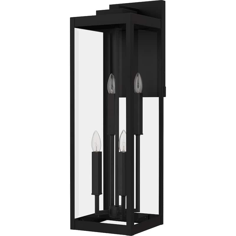 Westover 4-Light Earth Black Outdoor Wall Lantern