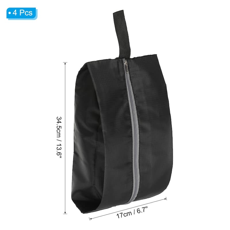 4pcs Waterproof Shoes Bags, Travel Portable Shoe Storage Organizer Bag