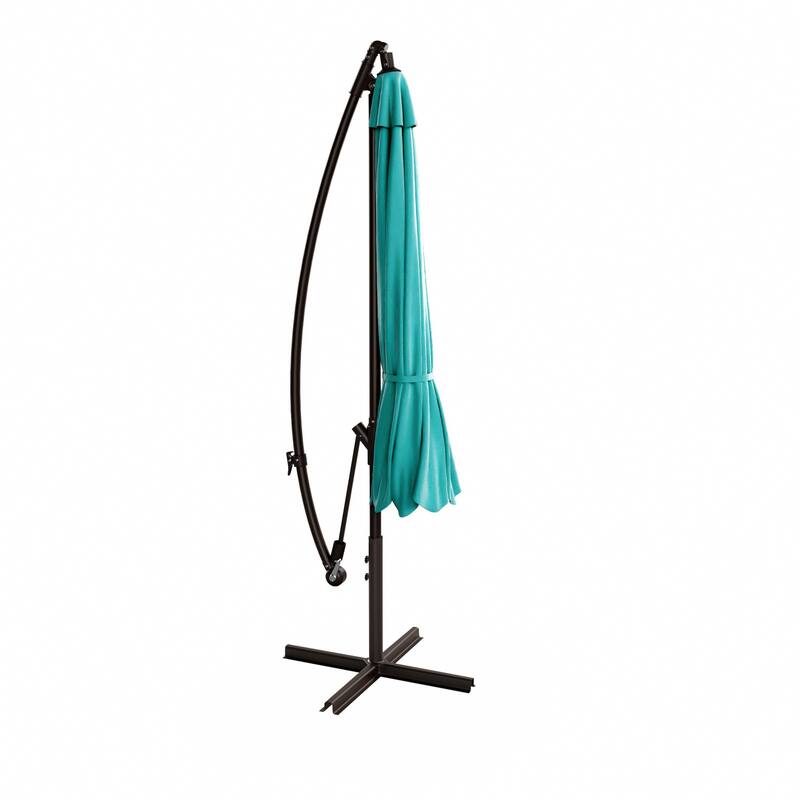 Weller 10-foot Offset Cantilever Hanging Patio Umbrella