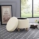 preview thumbnail 13 of 16, Carson Carrington Hnifsdalur Round Storage Ottoman