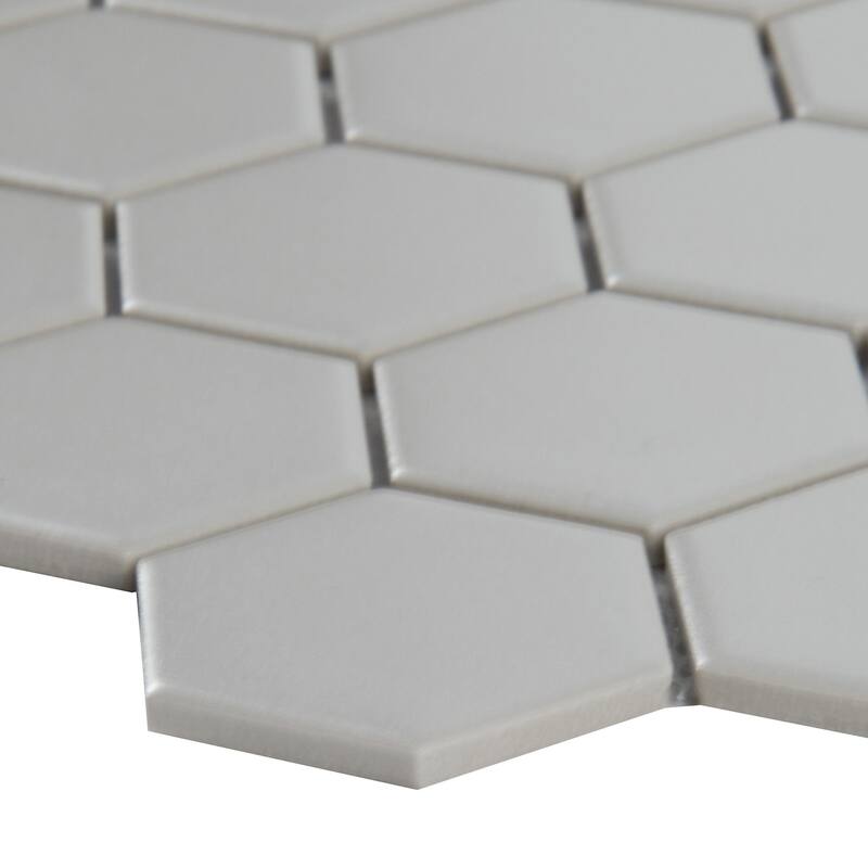 Ackland AKM-P-2X2HXM-CA 11" x 13" Porcelain Geometric Floor and Wall